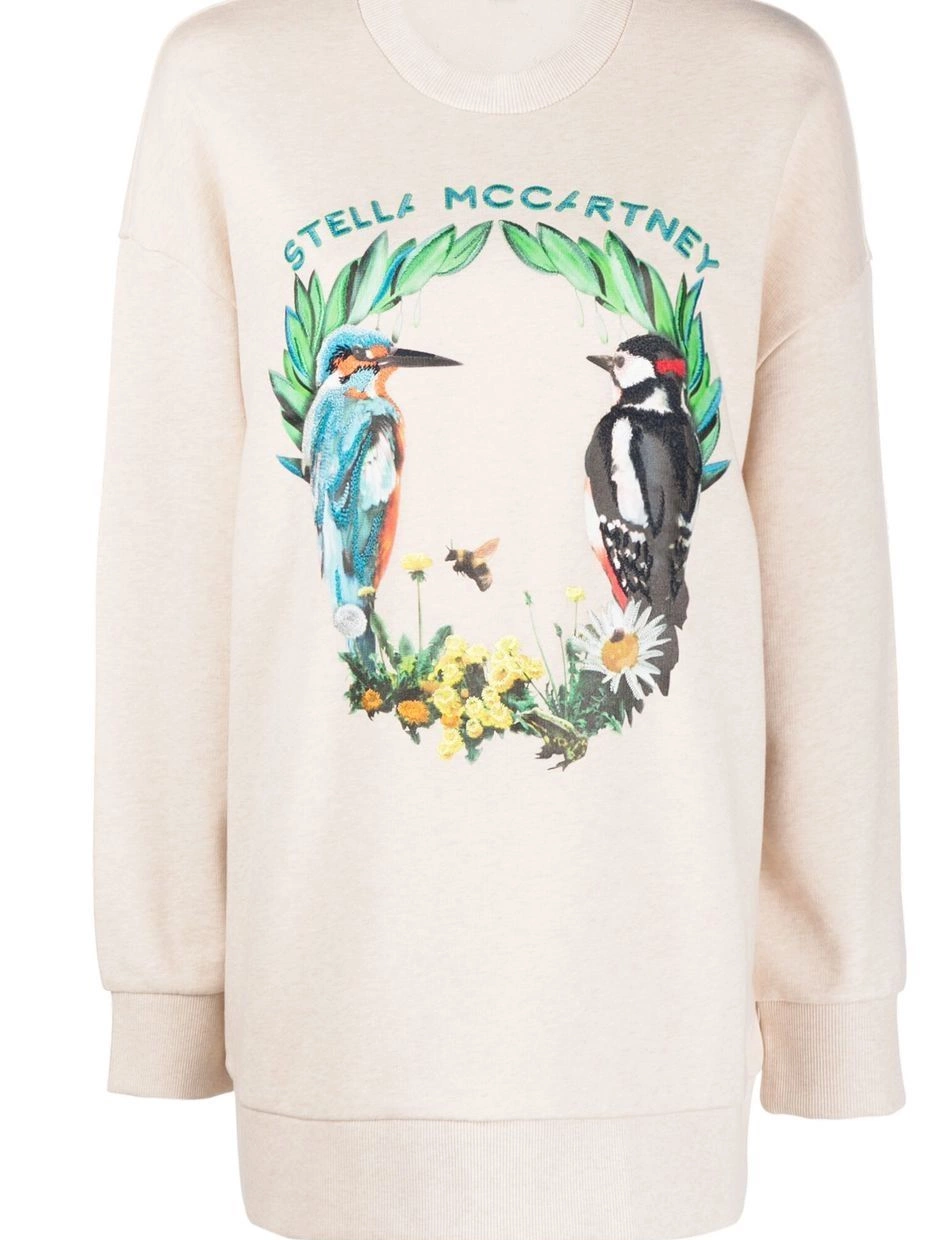 McCartney cotton logo-print jumper Women Stella 0528